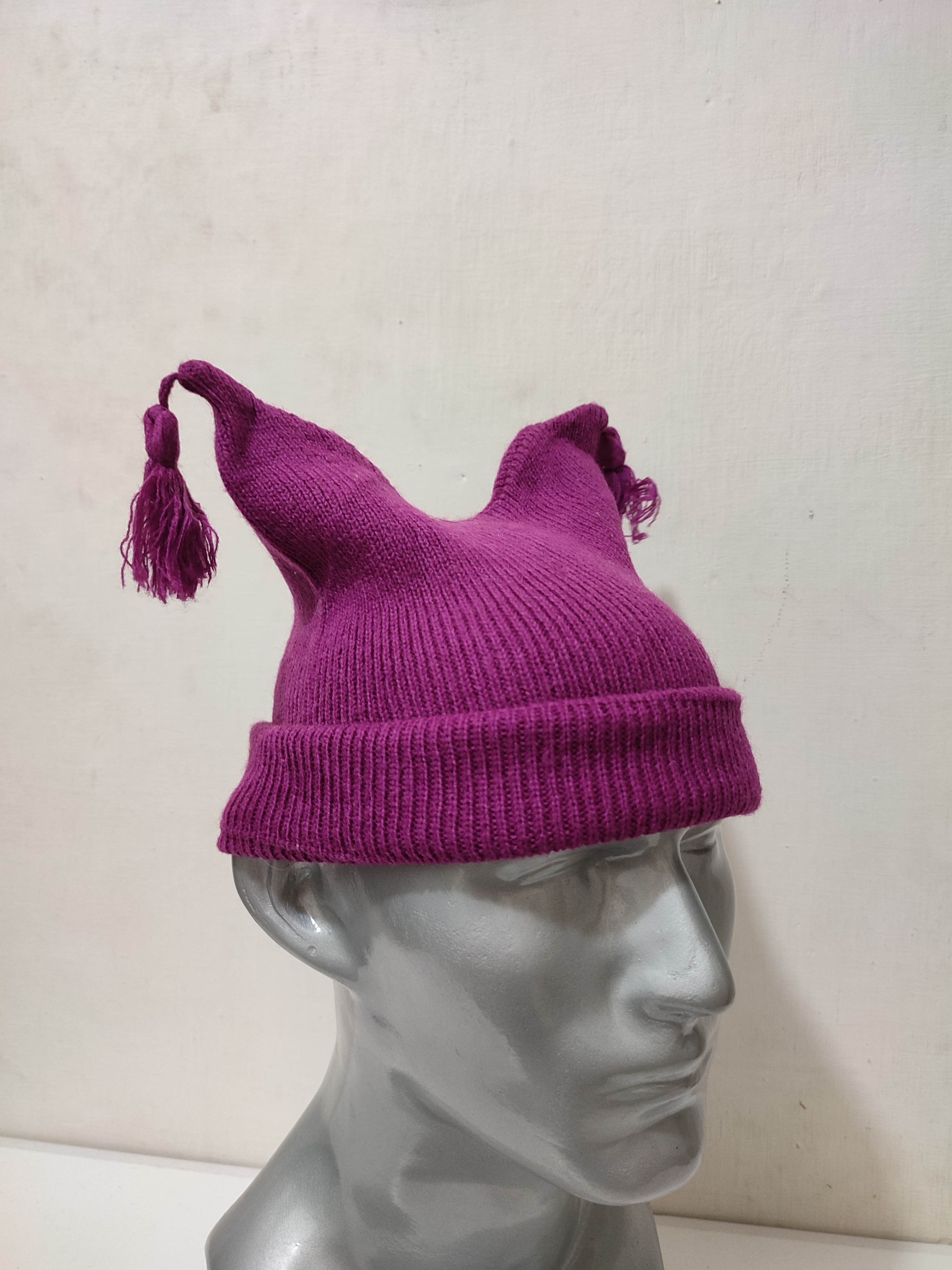 Other 🔥Purple Bunny Horn Beanie Hats Size ONE SIZE - 4 Thumbnail