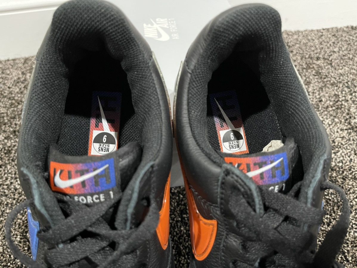 Kith × Nike Nike x Kith Air Force 1 Low Knicks Away Black 2021 Sneaker Size US 9 / EU 42 - 7 Thumbnail
