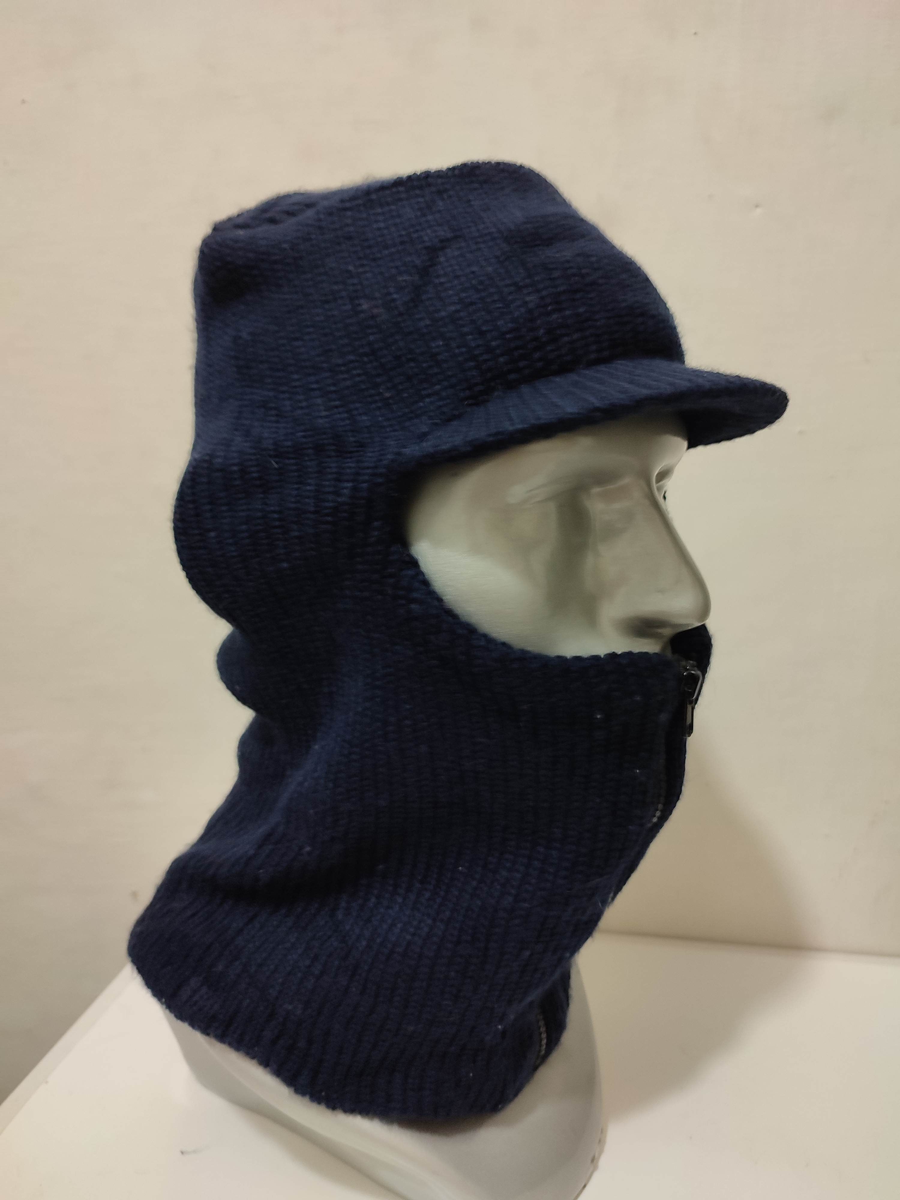 Other Unknown Japanese Masked Balaclava Zipper Hats Size ONE SIZE - 3 Thumbnail