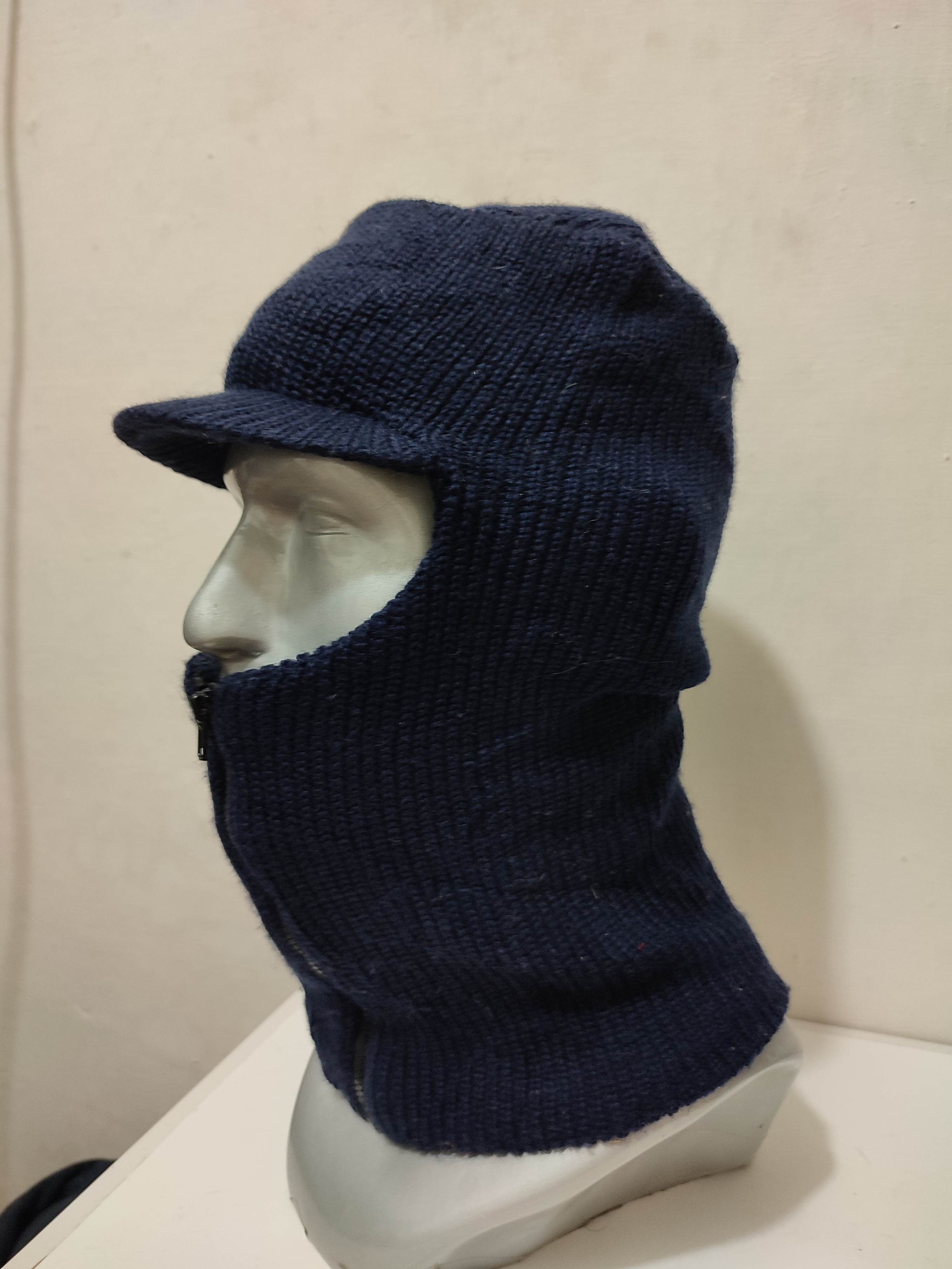 Other Unknown Japanese Masked Balaclava Zipper Hats Size ONE SIZE - 2 Thumbnail