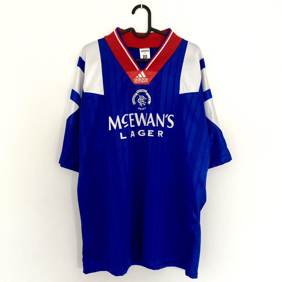 Adidas × Vintage 1992 1994 Rangers Glasgow Adidas Vintage Soccer Jersey Size US XL / EU 56 / 4 - 3 Thumbnail