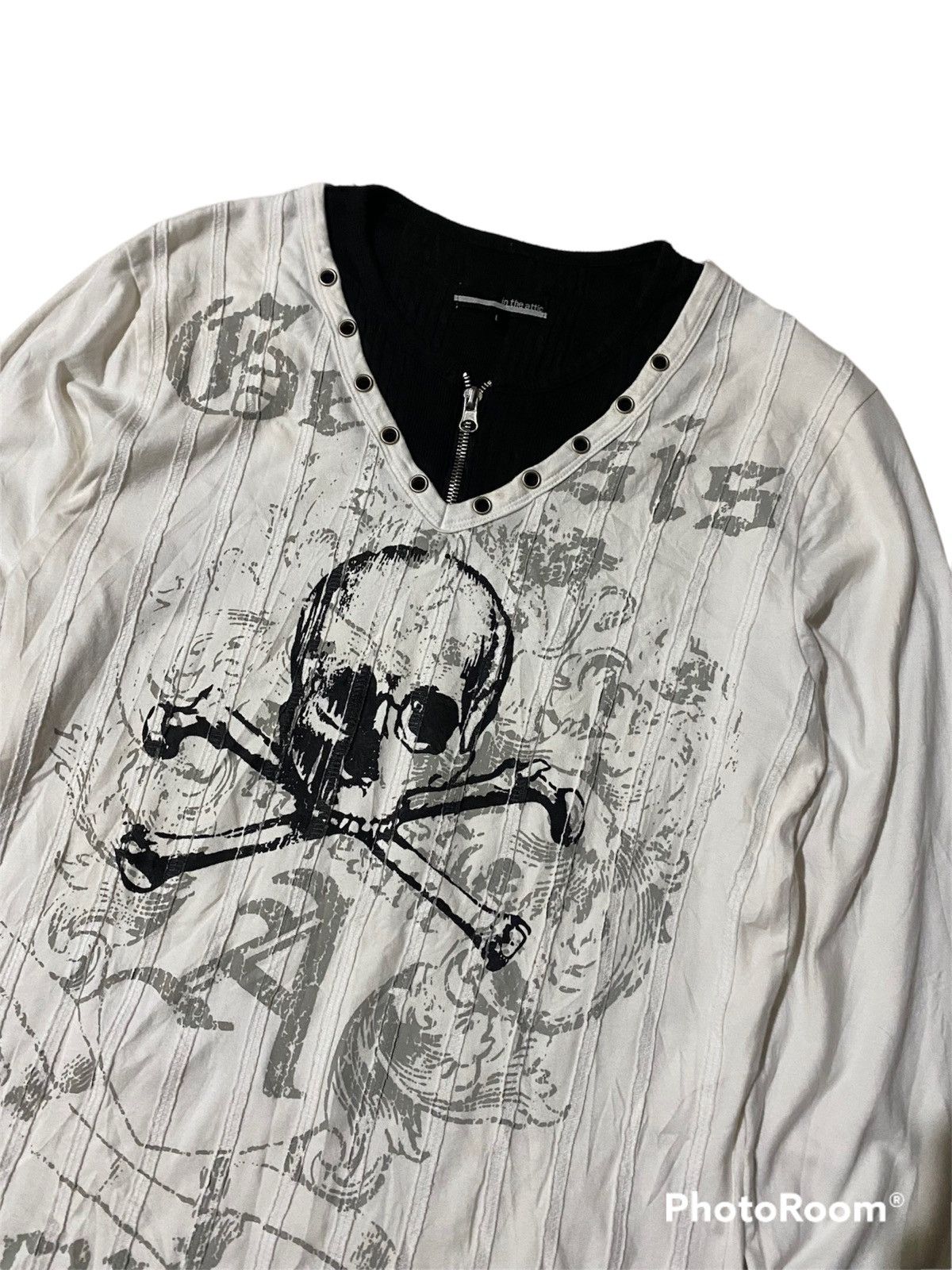 In The Attic 💥Japanese In The Attic Skull Shirt Size US M / EU 48-50 / 2 - 3 Thumbnail