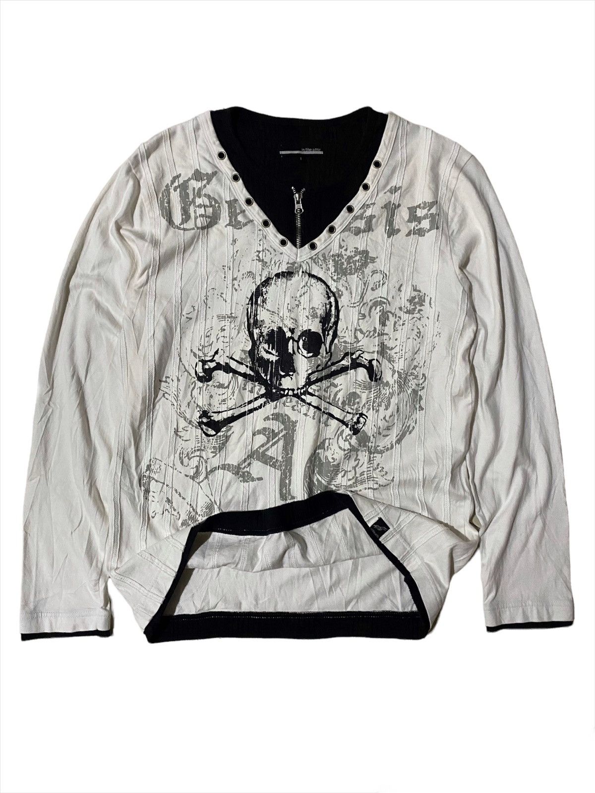 In The Attic 💥Japanese In The Attic Skull Shirt Size US M / EU 48-50 / 2 - 1 Thumbnail