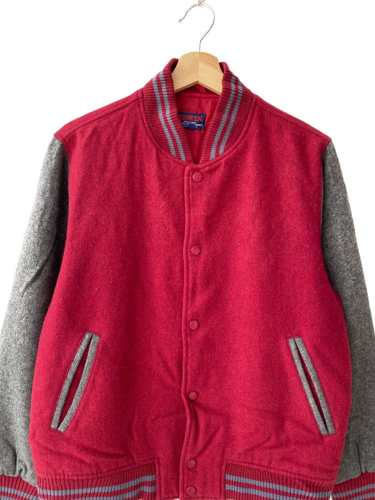 Edwin Vintage Edwin Varsity Wool Jacket Size US M / EU 48-50 / 2 - 2 Thumbnail