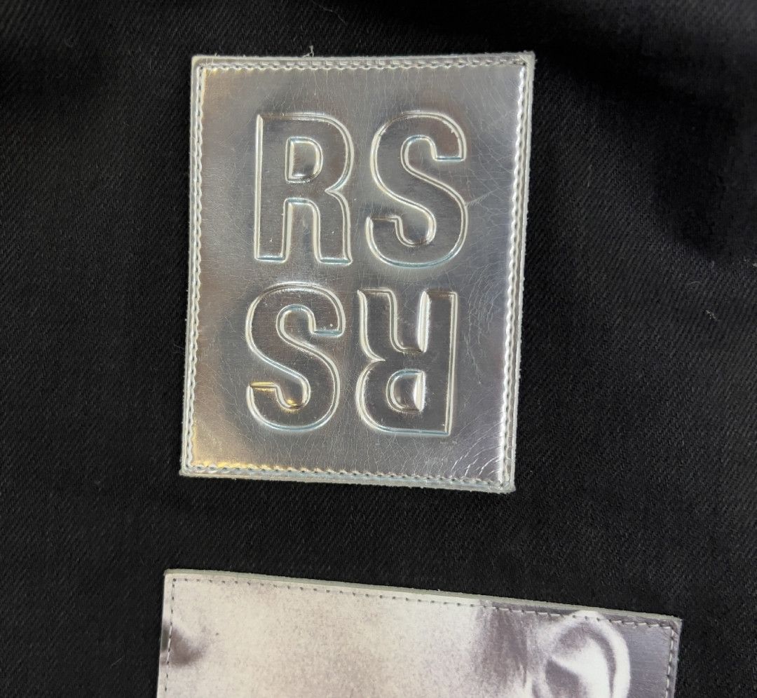 Raf Simons Rafsimons 19ss silhouette portrait leather denim jacket Size US S / EU 44-46 / 1 - 6 Thumbnail