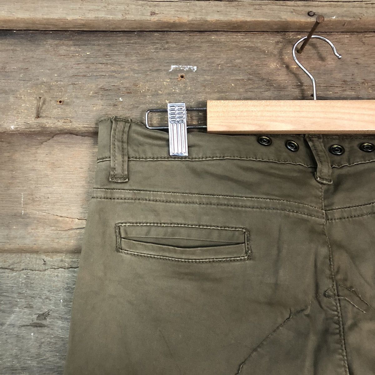 Japanese Brand DLL Zara Man Brown Cargo Multipocket Pants #1574 Size US 30 / EU 46 - 12 Thumbnail