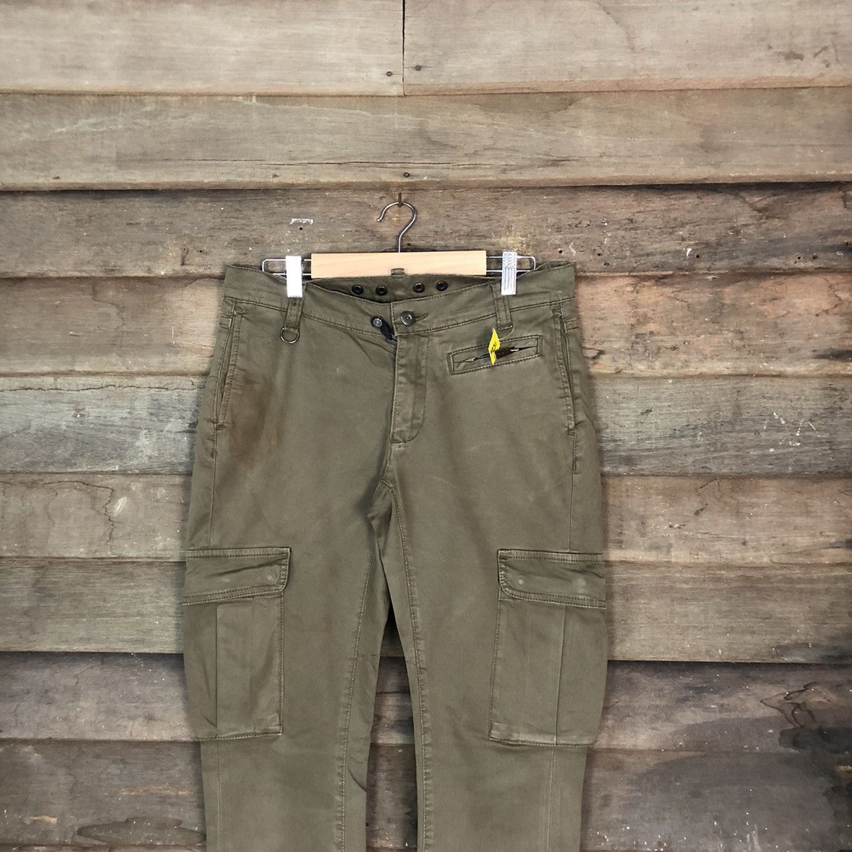 Japanese Brand DLL Zara Man Brown Cargo Multipocket Pants #1574 Size US 30 / EU 46 - 2 Thumbnail