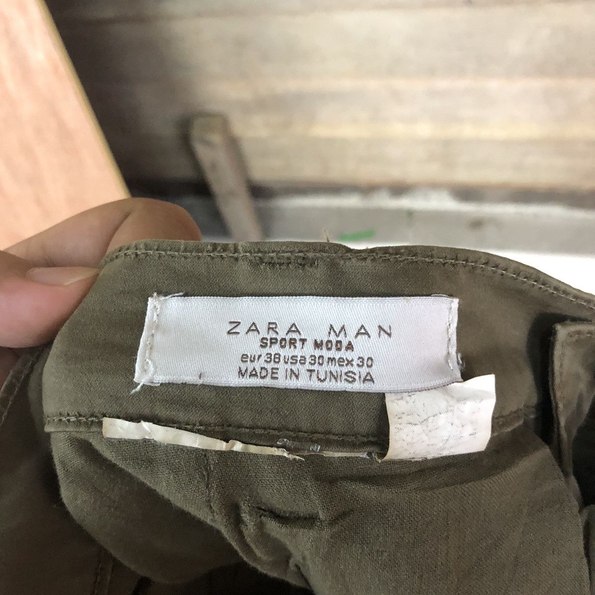 Japanese Brand DLL Zara Man Brown Cargo Multipocket Pants #1574 Size US 30 / EU 46 - 14 Thumbnail