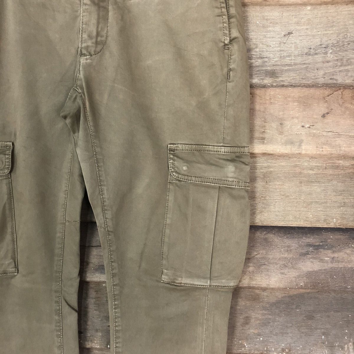 Japanese Brand DLL Zara Man Brown Cargo Multipocket Pants #1574 Size US 30 / EU 46 - 5 Thumbnail