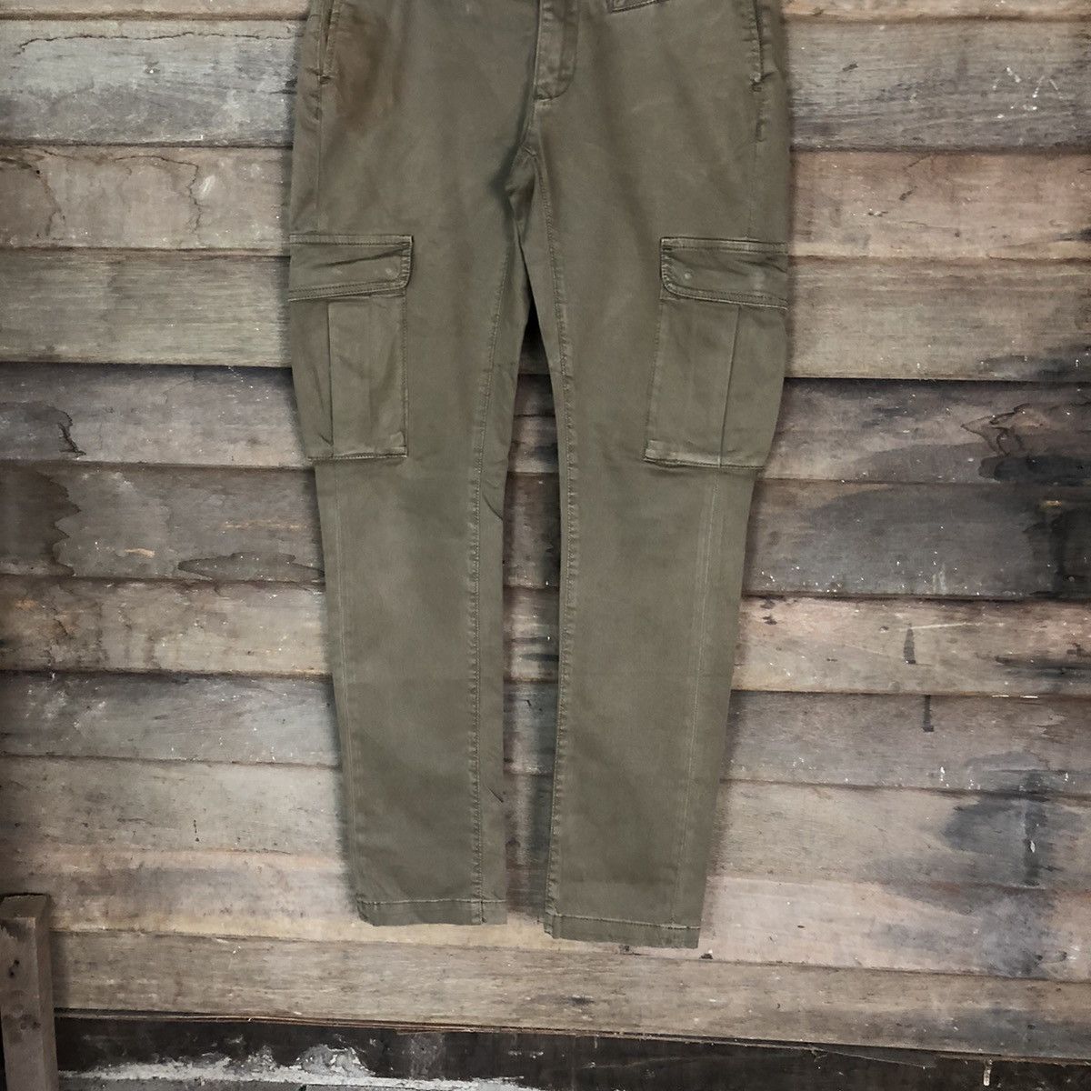 Japanese Brand DLL Zara Man Brown Cargo Multipocket Pants #1574 Size US 30 / EU 46 - 3 Thumbnail