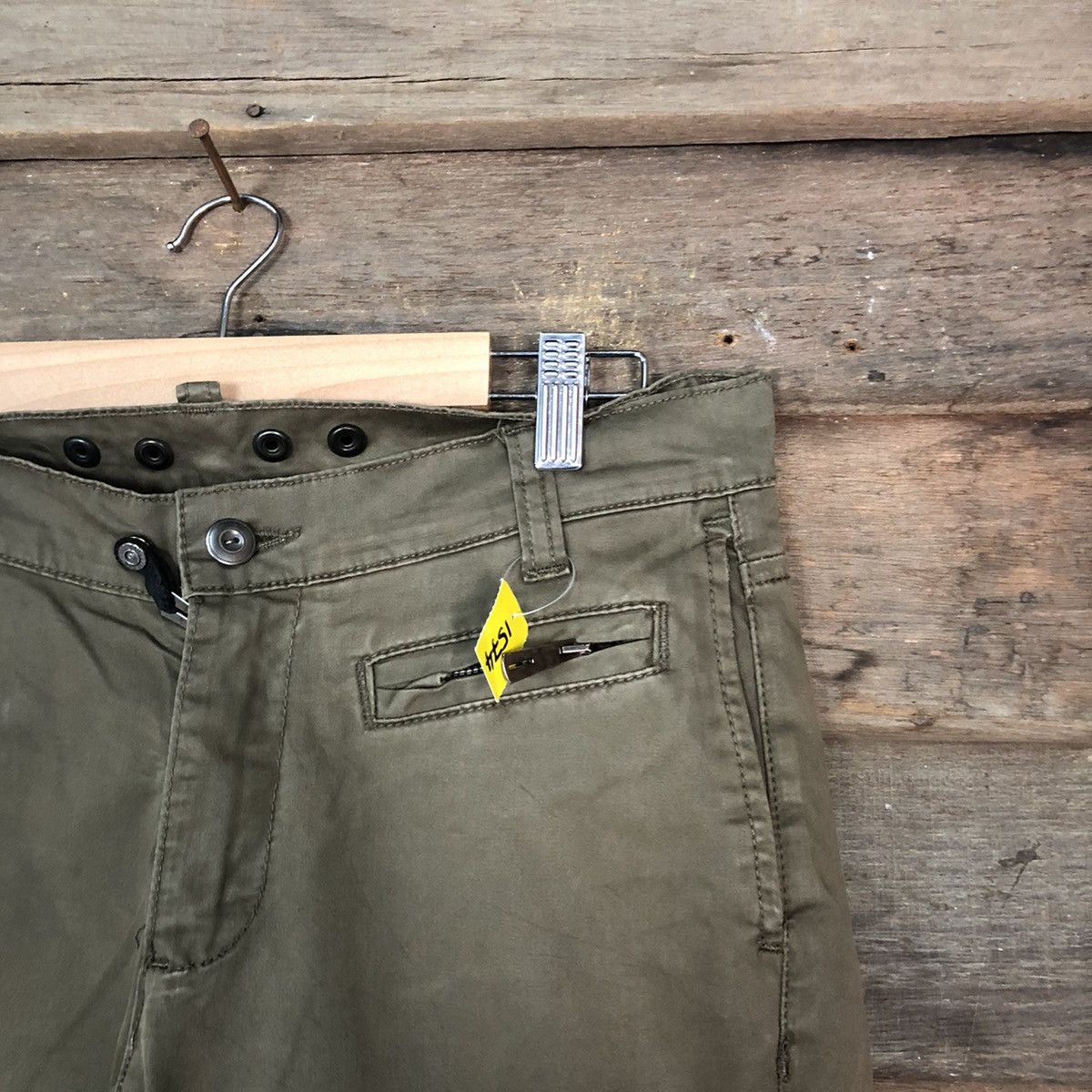 Japanese Brand DLL Zara Man Brown Cargo Multipocket Pants #1574 Size US 30 / EU 46 - 7 Thumbnail