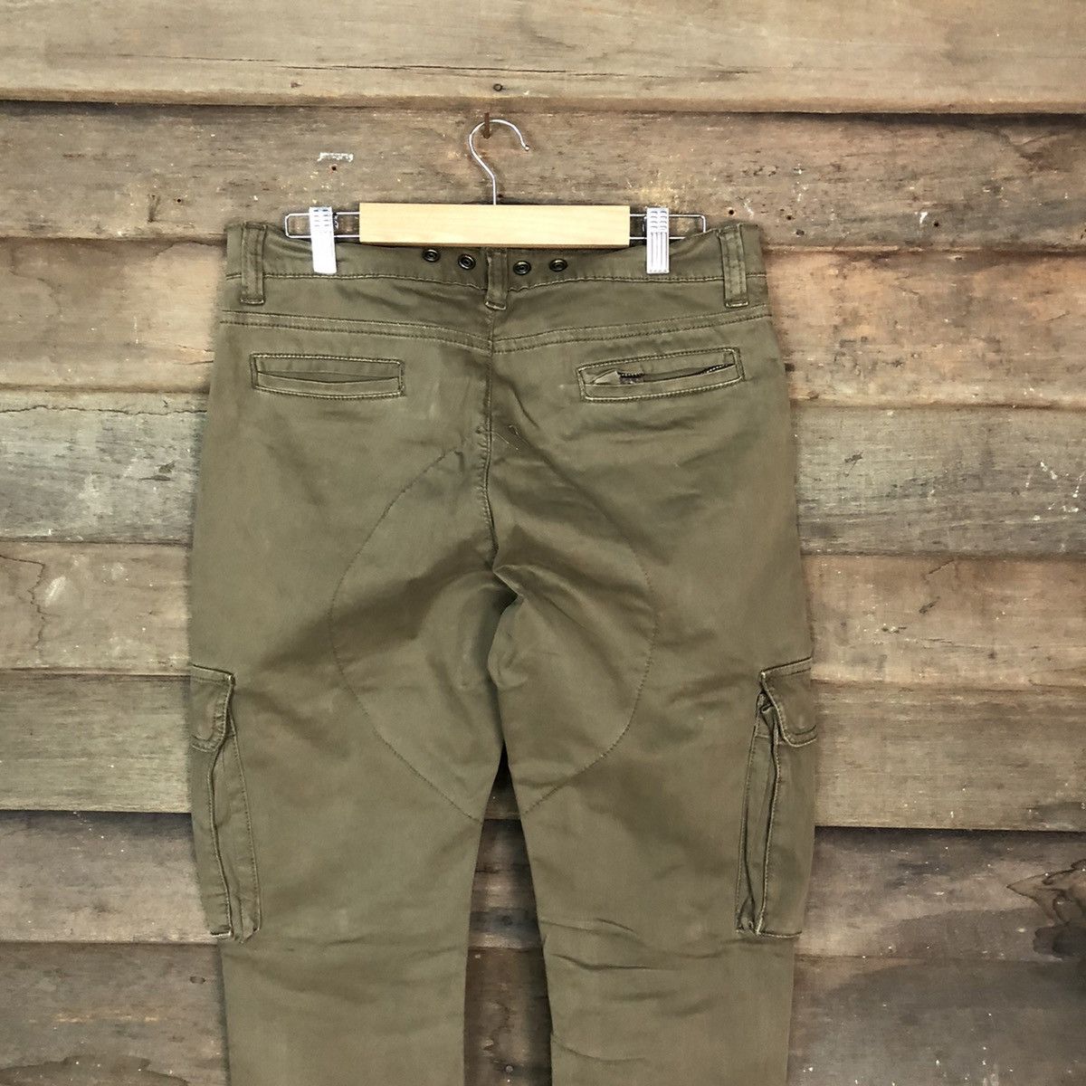Japanese Brand DLL Zara Man Brown Cargo Multipocket Pants #1574 Size US 30 / EU 46 - 10 Thumbnail