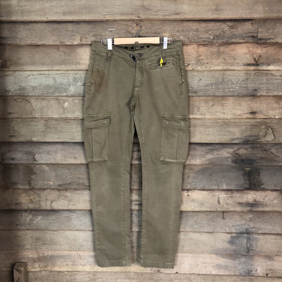 Japanese Brand DLL Zara Man Brown Cargo Multipocket Pants #1574 Size US 30 / EU 46 - 1 Thumbnail