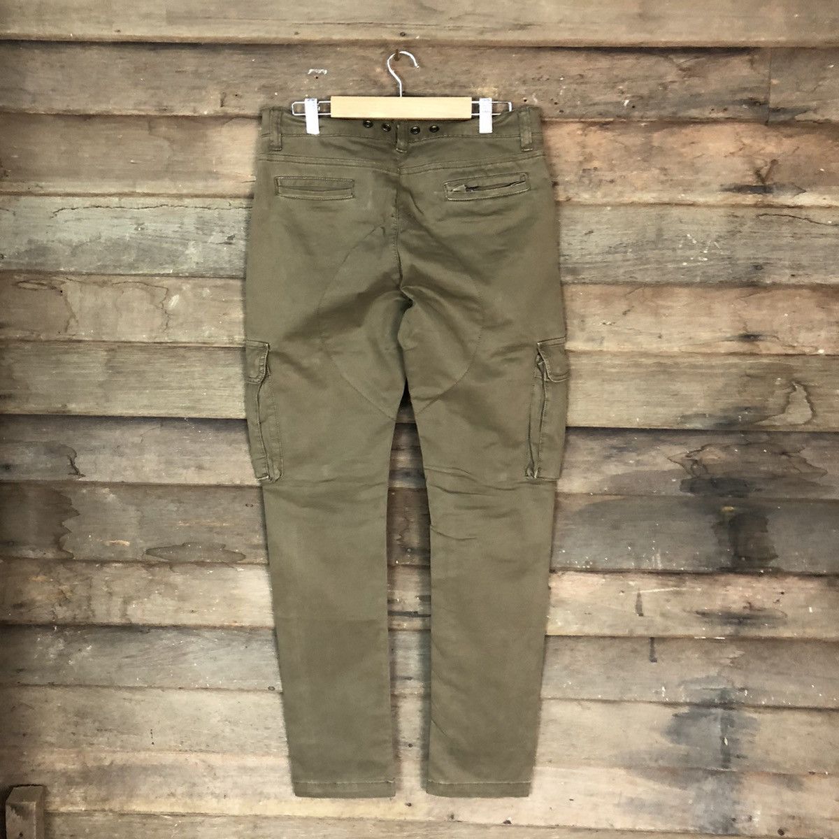 Japanese Brand DLL Zara Man Brown Cargo Multipocket Pants #1574 Size US 30 / EU 46 - 9 Thumbnail