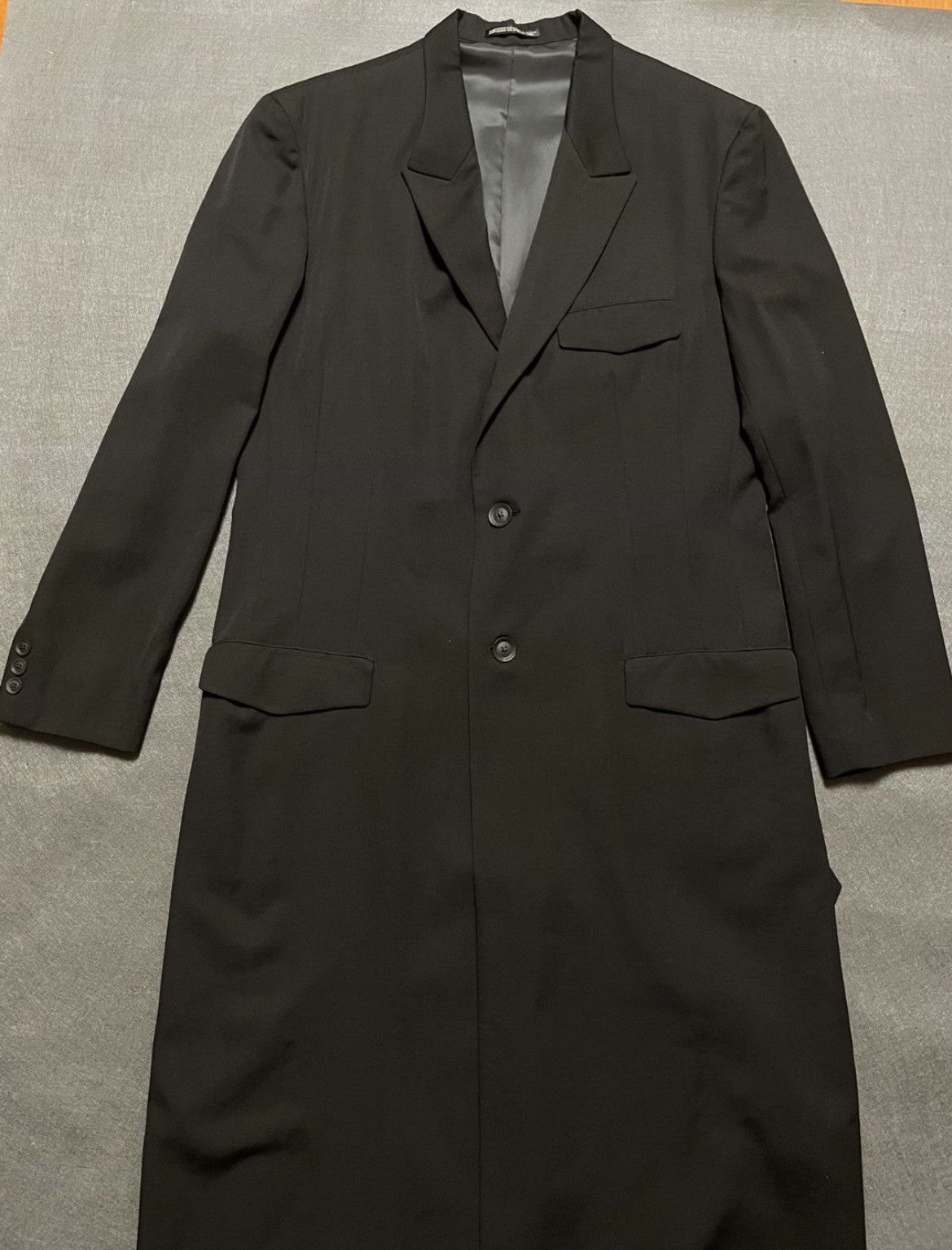 Yohji Yamamoto Yohji Yamamoto pour homme 19aw long jacket Size US L / EU 52-54 / 3 - 1 Thumbnail
