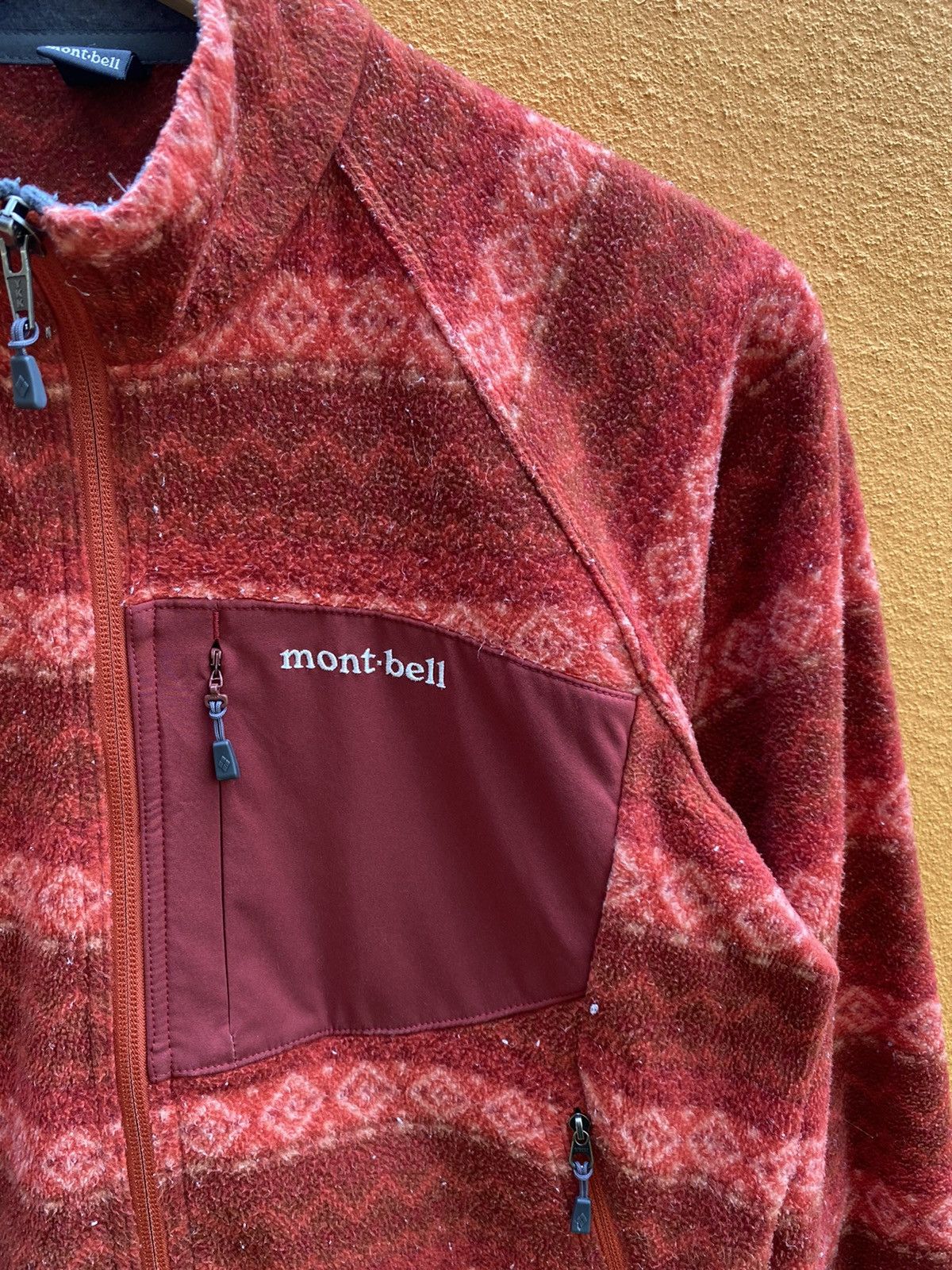 Montbell MONT-BELL FLEECE JACKET AZTEC PRINT DESIGN Size US L / EU 52-54 / 3 - 2 Thumbnail