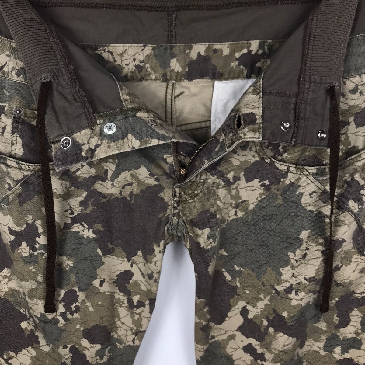PPFM Last Drop‼️ PPFM Double Waist Green Army Camo Size US 29 - 10 Thumbnail