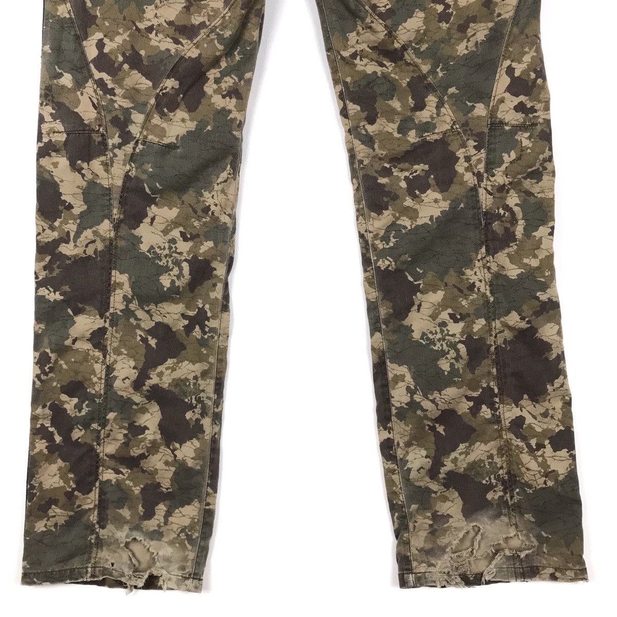 PPFM Last Drop‼️ PPFM Double Waist Green Army Camo Size US 29 - 6 Thumbnail