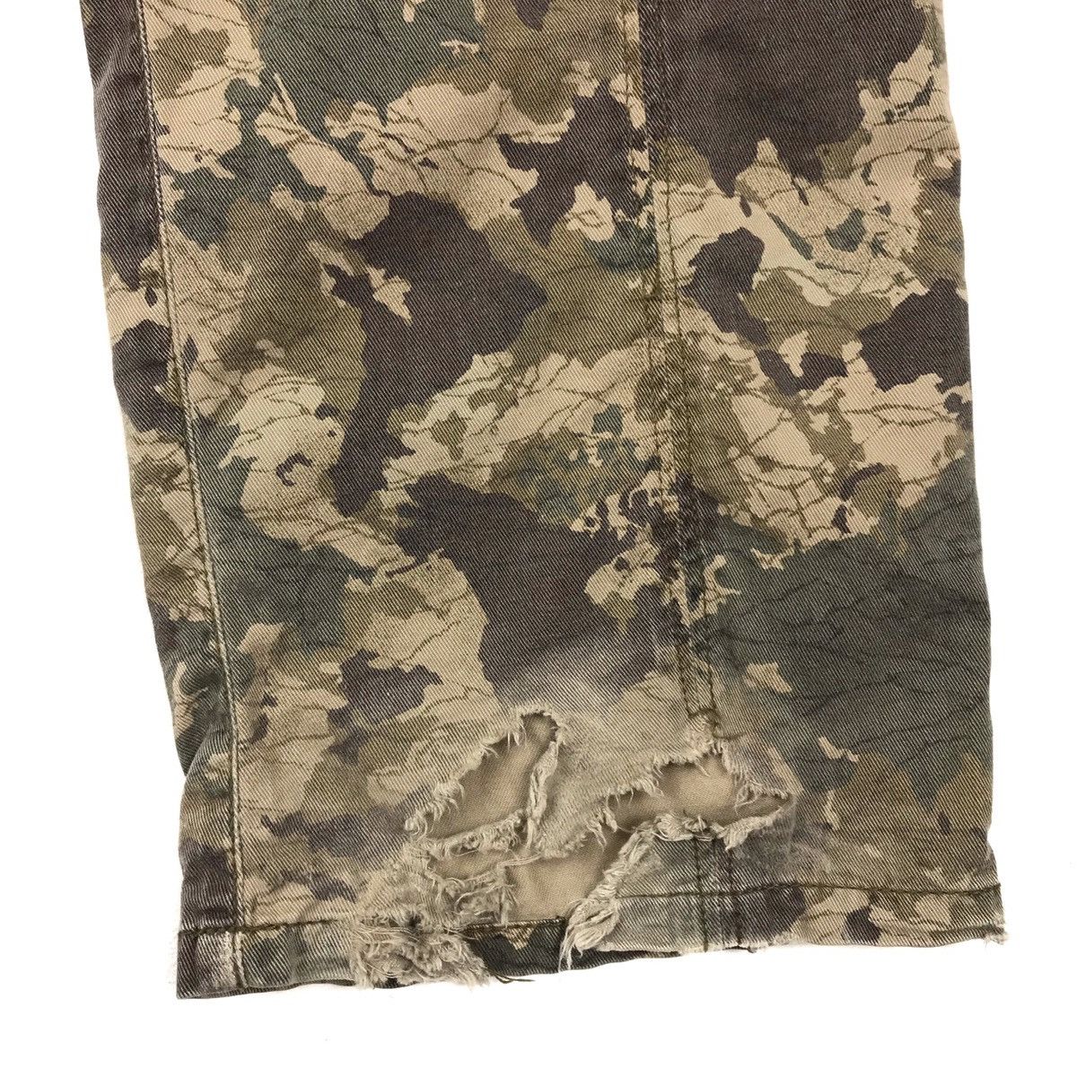 PPFM Last Drop‼️ PPFM Double Waist Green Army Camo Size US 29 - 17 Thumbnail