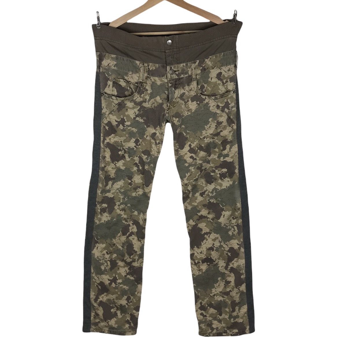 PPFM Last Drop‼️ PPFM Double Waist Green Army Camo Size US 29 - 1 Thumbnail