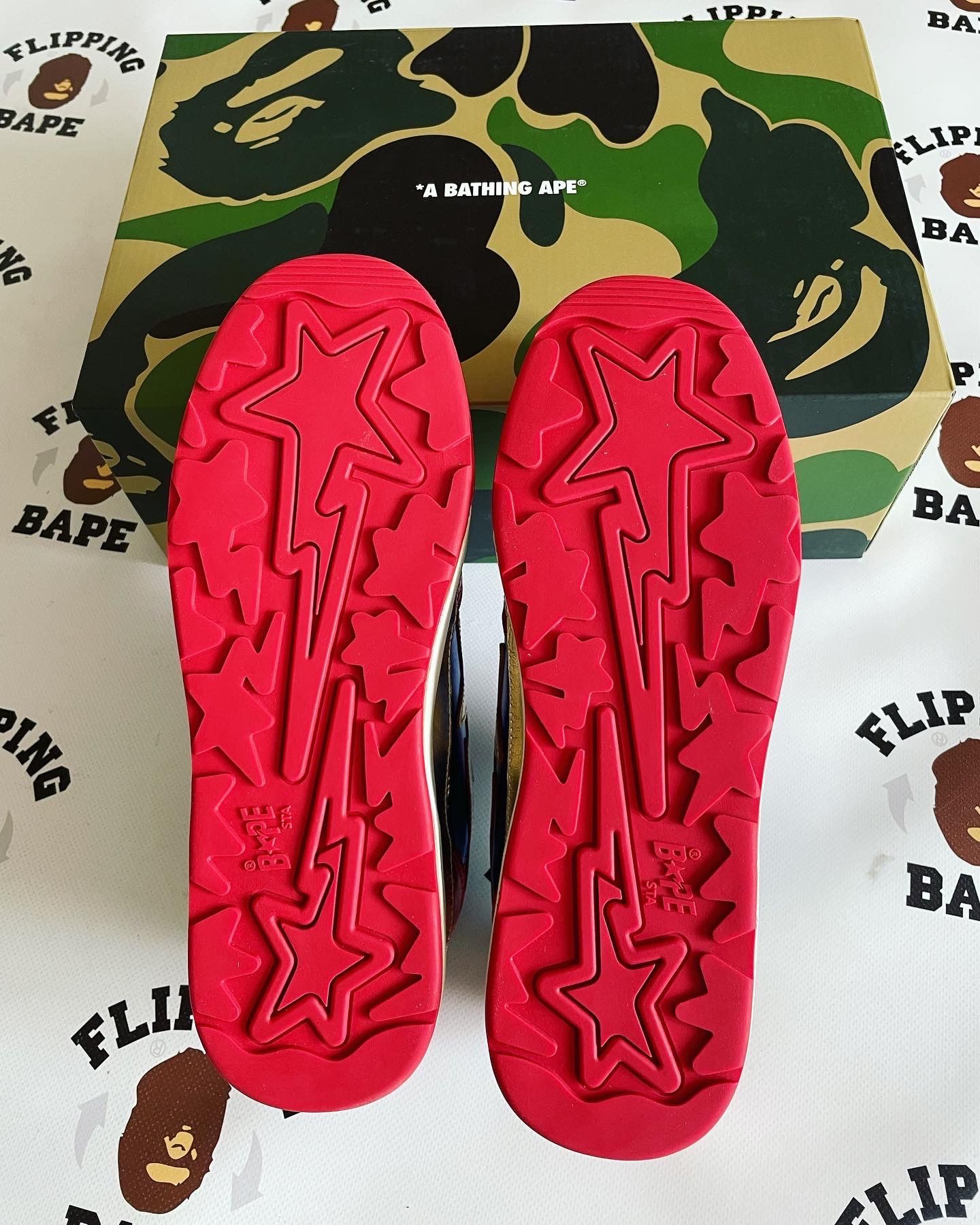 Bape BAPE ROAD STA NAVY Size US 12 / EU 45 - 7 Thumbnail