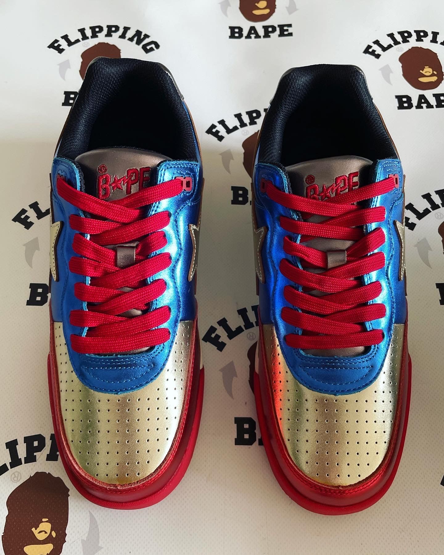 Bape BAPE ROAD STA NAVY Size US 12 / EU 45 - 3 Thumbnail