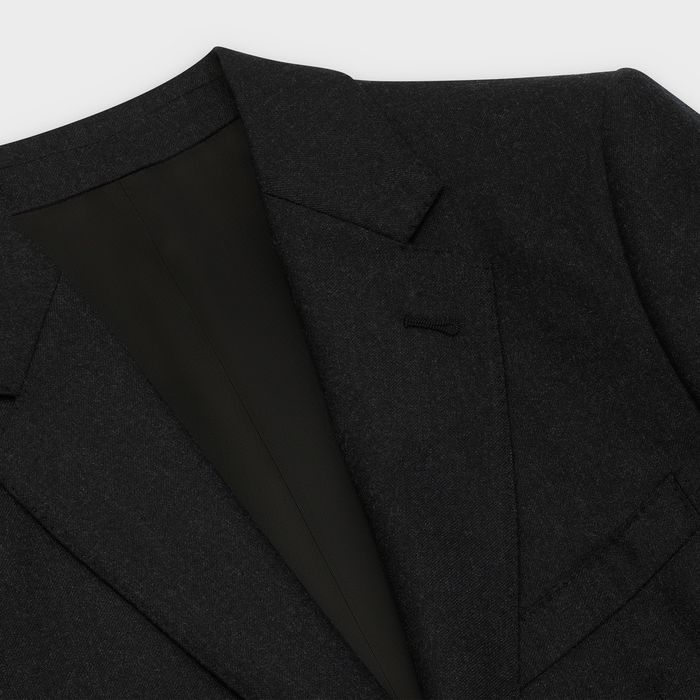 Celine Classic Suit in Grey Diagonal Flannel | Grailed