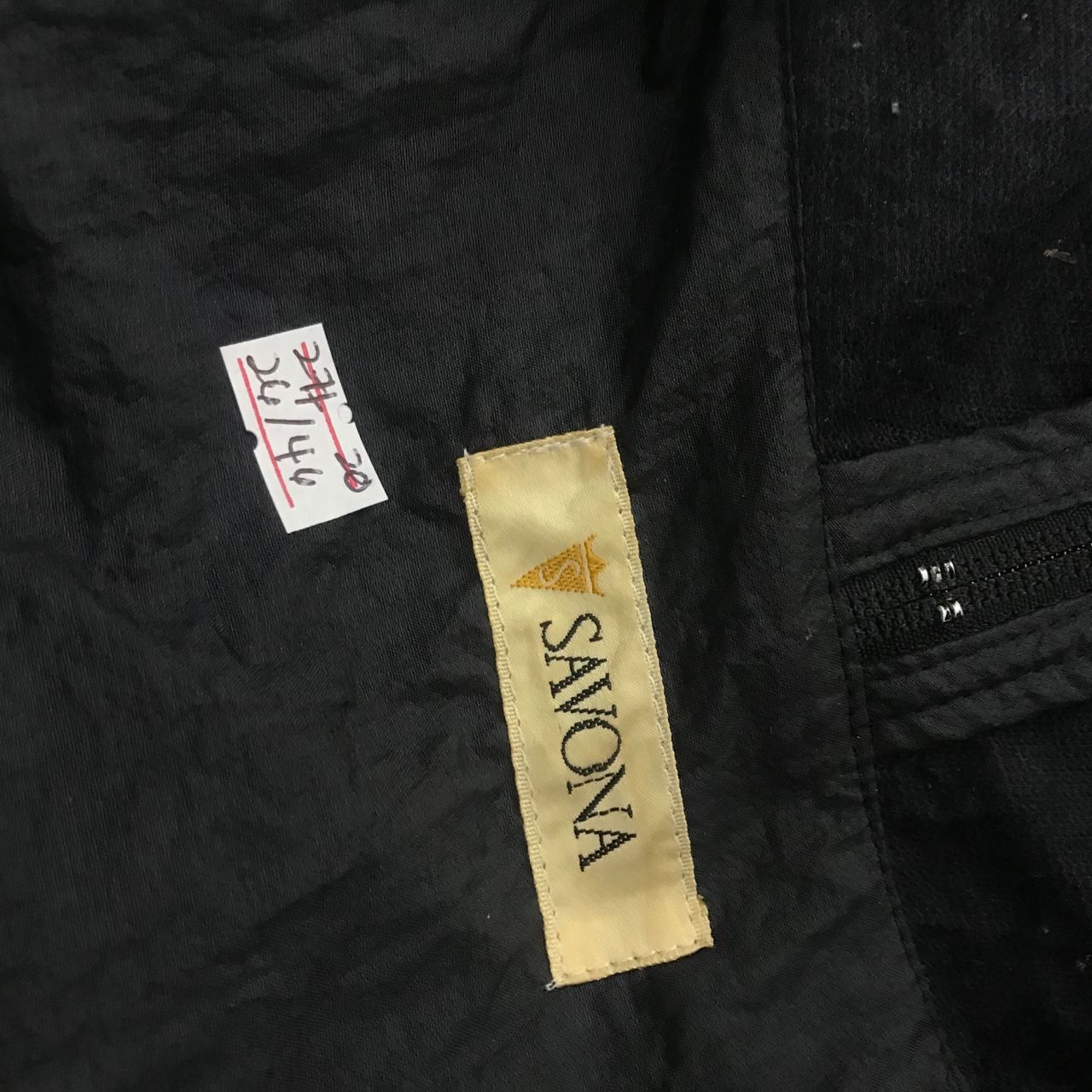 Japanese Brand × Vintage SAVONA Long zip coat parka Jacket - not biker leather Size US XL / EU 56 / 4 - 8 Thumbnail
