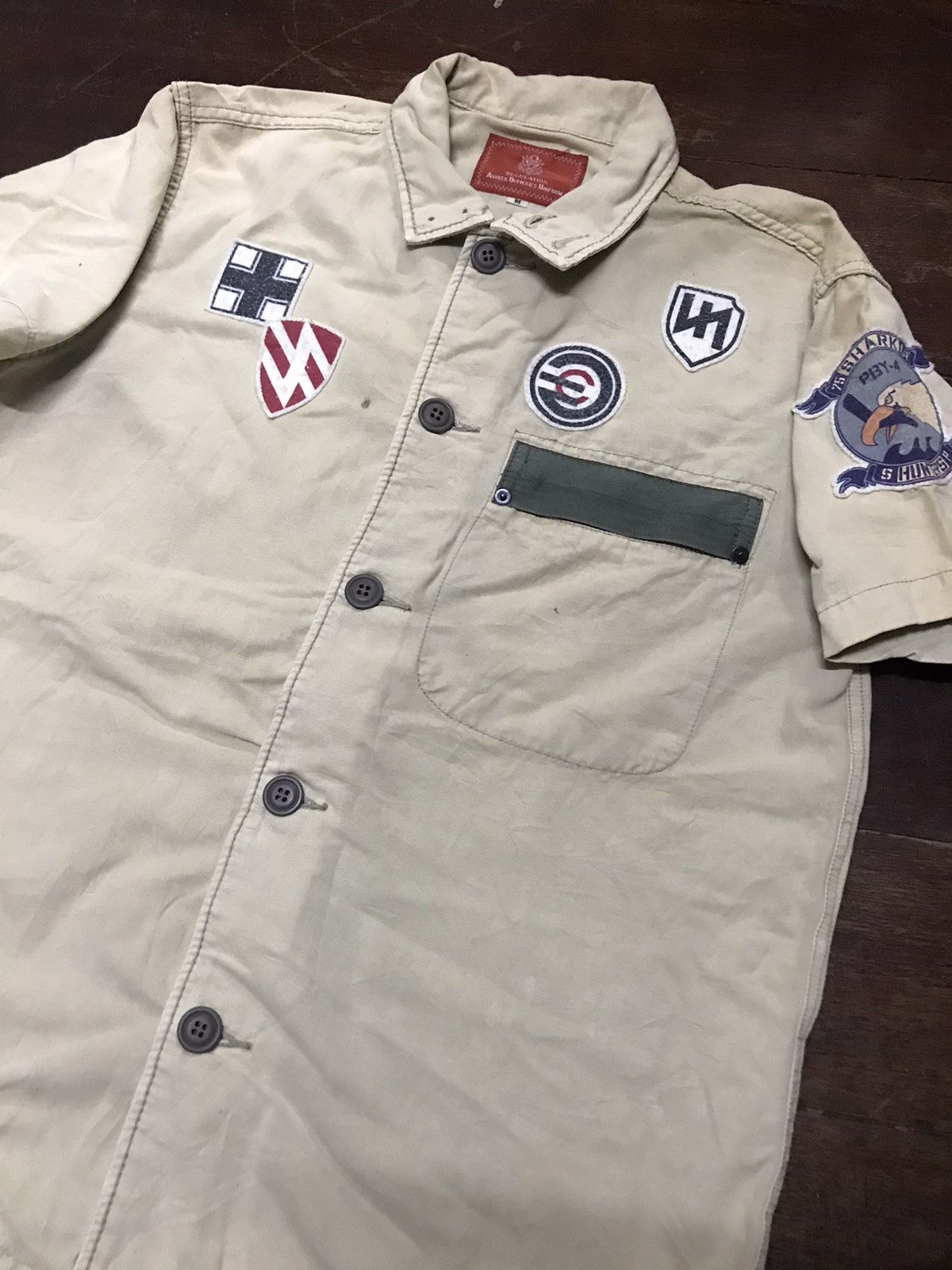 Avirex Avirex button up shirt with patches Size US M / EU 48-50 / 2 - 7 Thumbnail