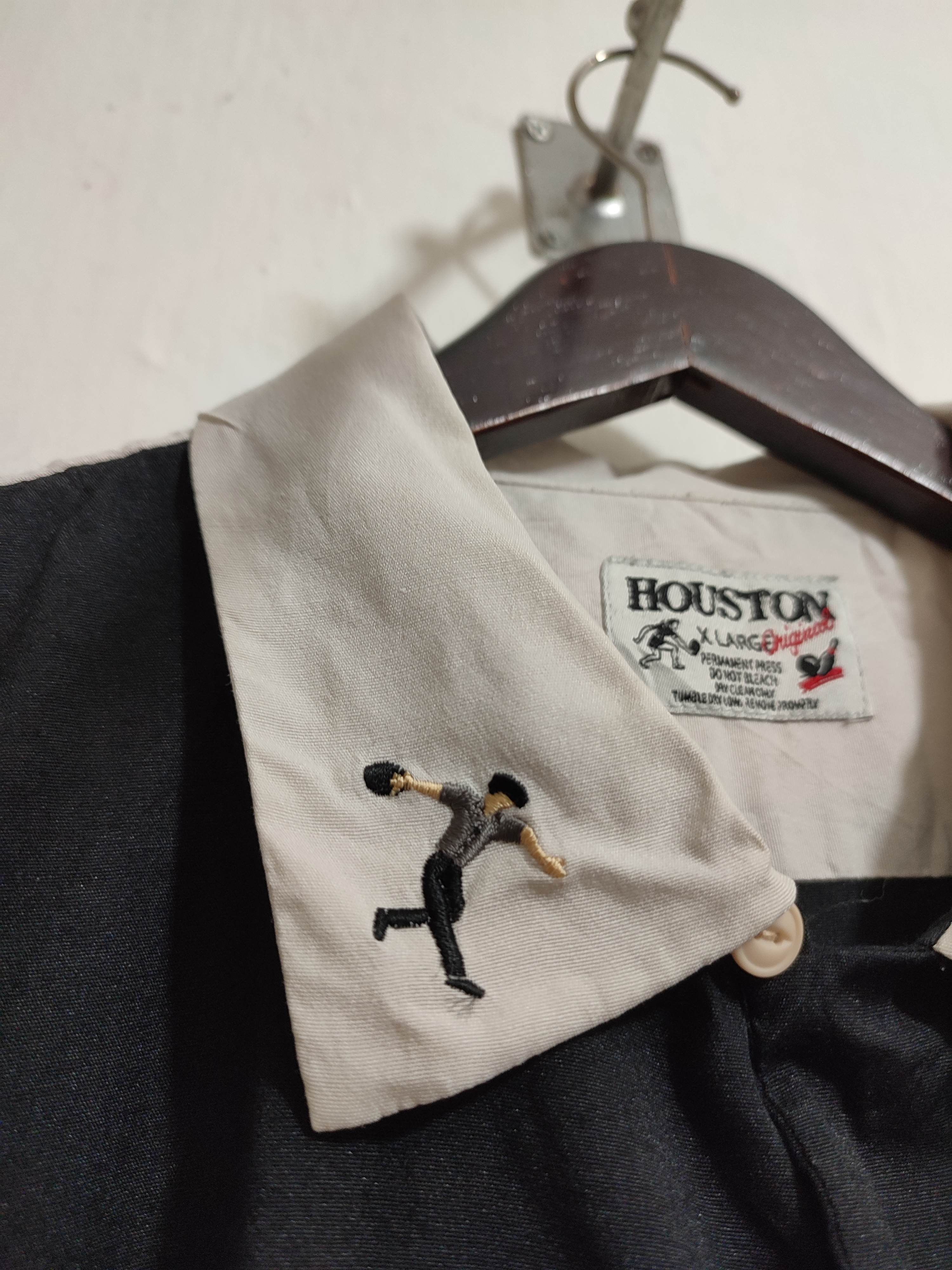 Japanese Brand Vintage Houston Japanese Bowling Shirt Embroidery Skull Size US M / EU 48-50 / 2 - 6 Thumbnail