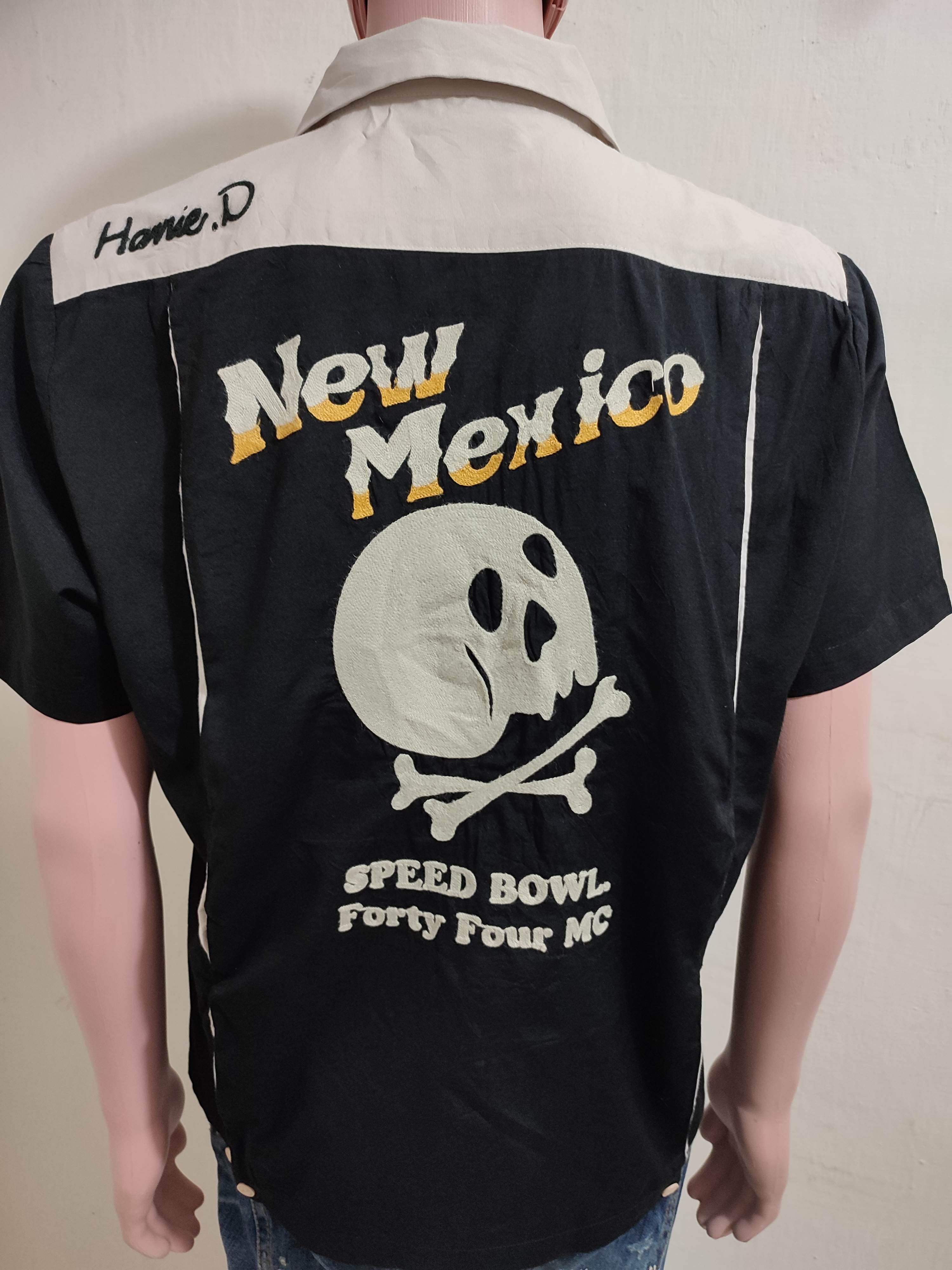 Japanese Brand Vintage Houston Japanese Bowling Shirt Embroidery Skull Size US M / EU 48-50 / 2 - 14 Thumbnail