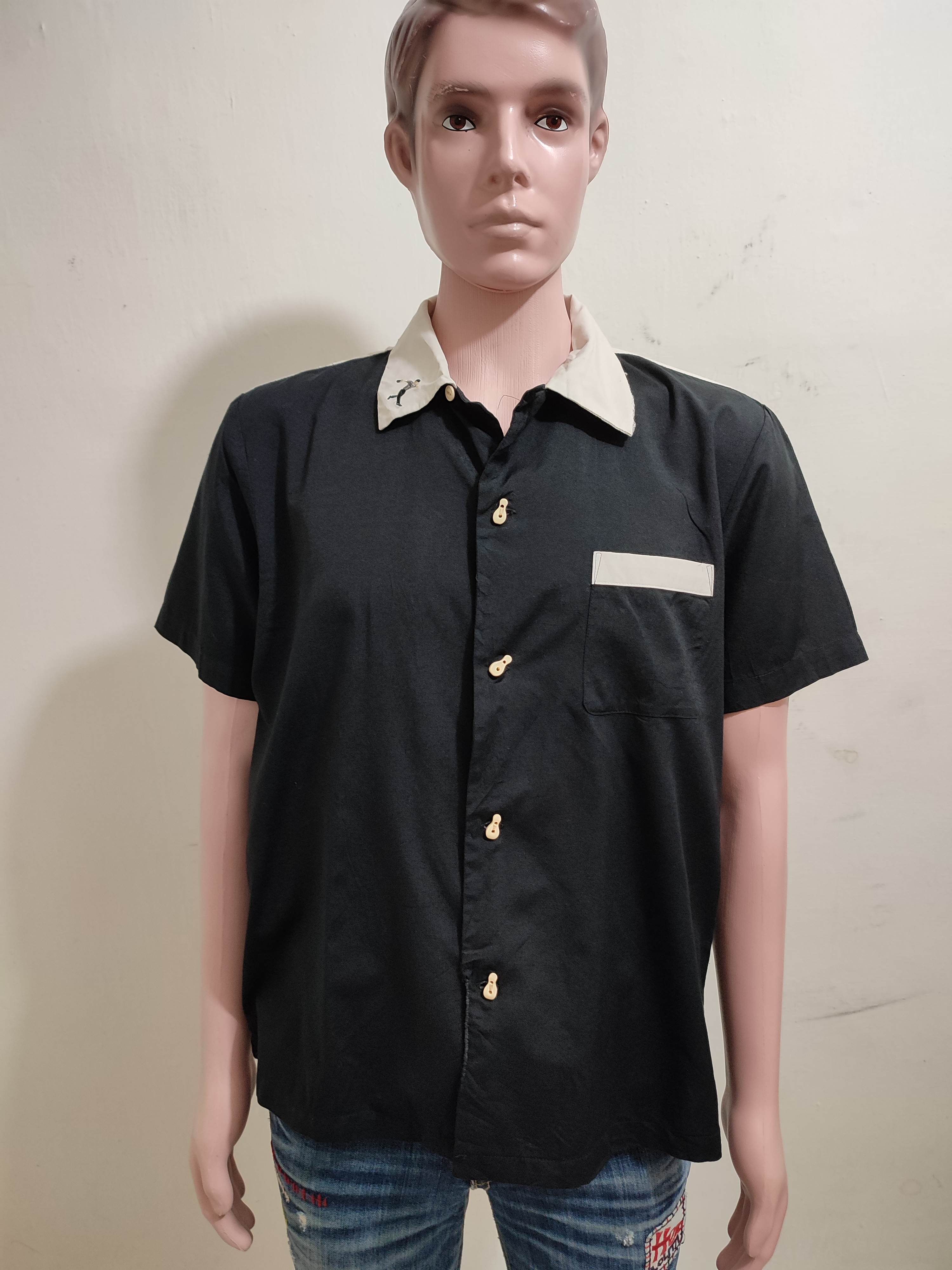 Japanese Brand Vintage Houston Japanese Bowling Shirt Embroidery Skull Size US M / EU 48-50 / 2 - 15 Thumbnail