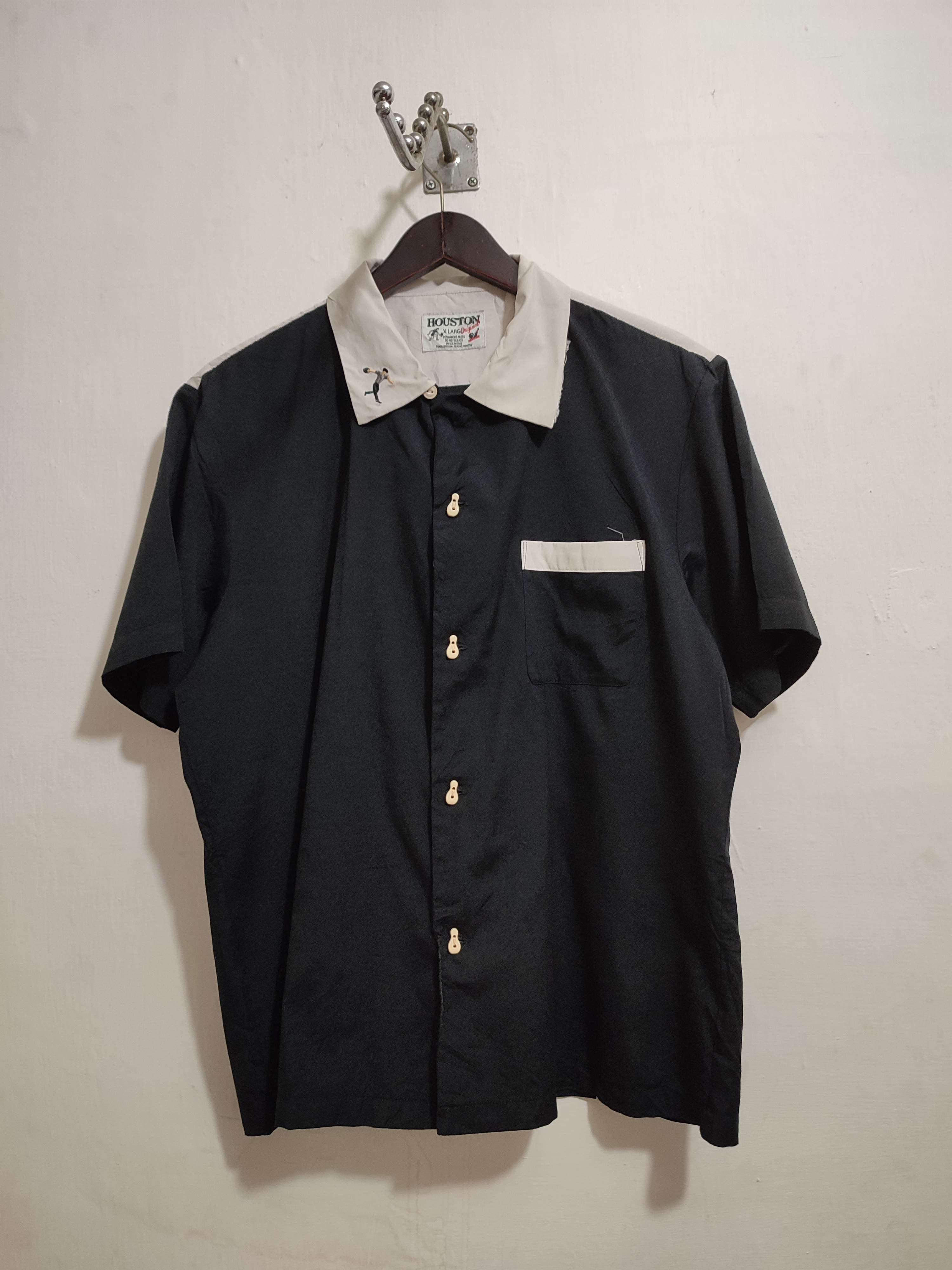 Japanese Brand Vintage Houston Japanese Bowling Shirt Embroidery Skull Size US M / EU 48-50 / 2 - 5 Thumbnail