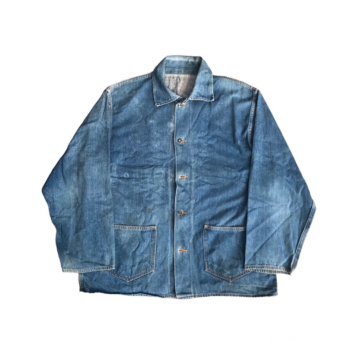 Vintage Vintage Chore Jacket Prisoner Of War Denim | Grailed