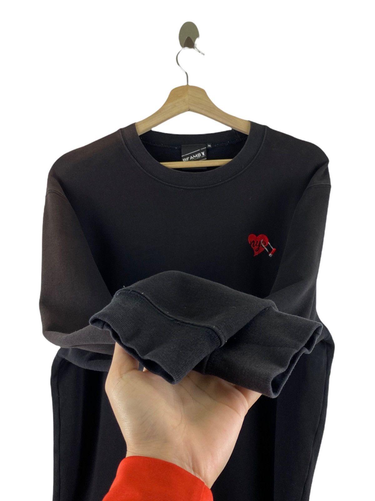 Beams Plus × Japanese Brand BEAMS NYC LOVE LOGO SWEATSHIRT Size US M / EU 48-50 / 2 - 4 Thumbnail