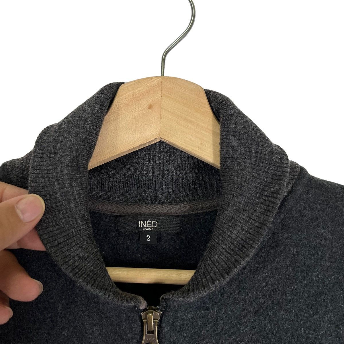 Japanese Brand VINTAGE INED HOMME JAPAN MADE ZIPPER JACKET Size US M / EU 48-50 / 2 - 8 Thumbnail