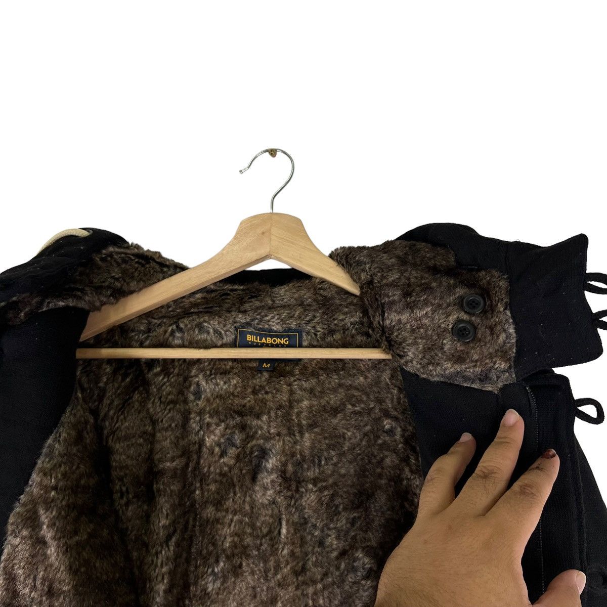 Japanese Brand RARE BOMBER JACKET MINK FUR LINING BILLABONG JAPAN Size US M / EU 48-50 / 2 - 11 Thumbnail