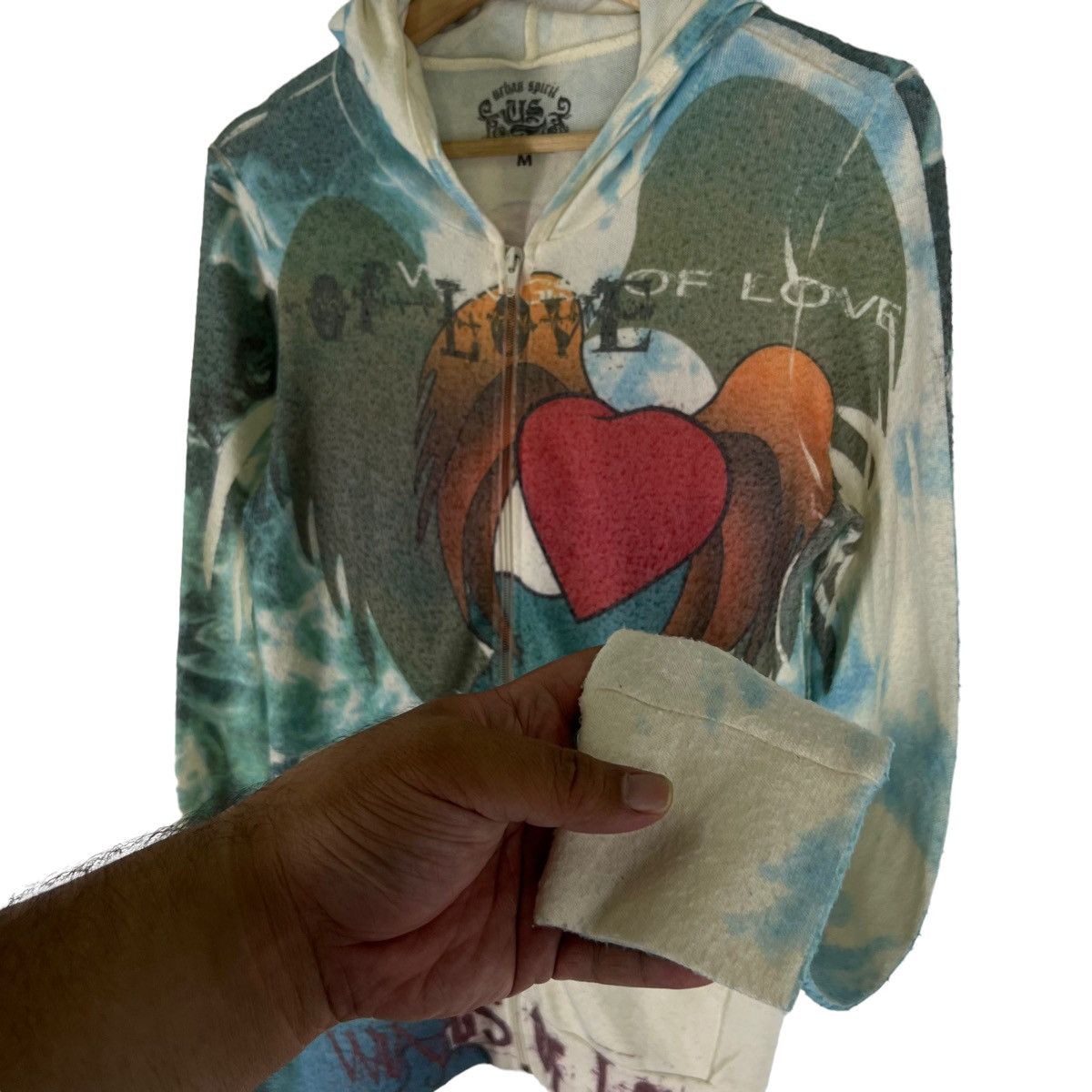 Japanese Brand RARE URBAN SPIRIT JAPAN FULL PRINT JACKET INSPIRED ED HARDY Size US M / EU 48-50 / 2 - 8 Thumbnail