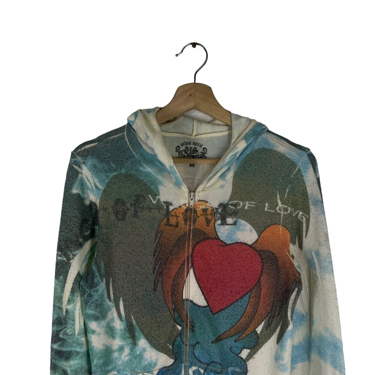 Japanese Brand RARE URBAN SPIRIT JAPAN FULL PRINT JACKET INSPIRED ED HARDY Size US M / EU 48-50 / 2 - 3 Thumbnail