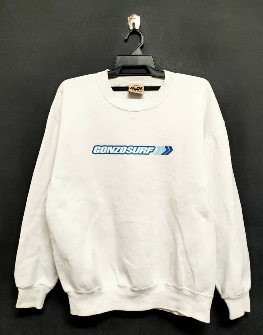 image of Surf Style Gonzo Surf Jumper in White, Men's (Size Large)