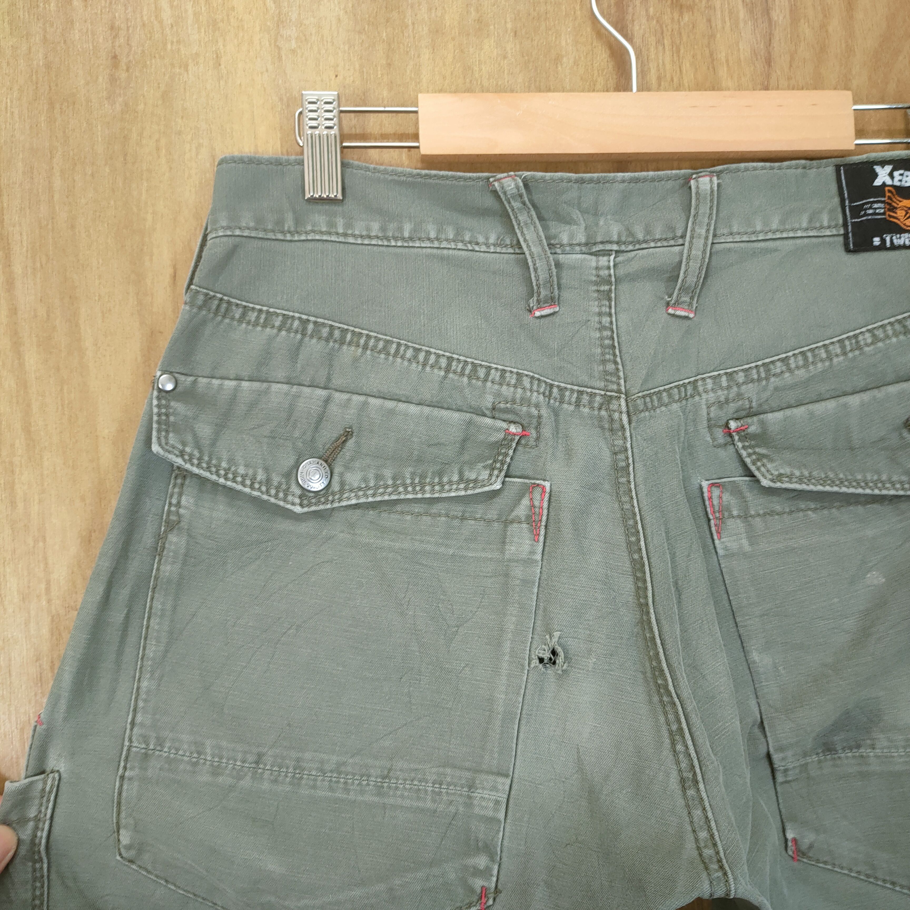 Japanese Brand VINTAGE XBEC BAGGY CARGO PANTS Size US 30 / EU 46 - 10 Thumbnail