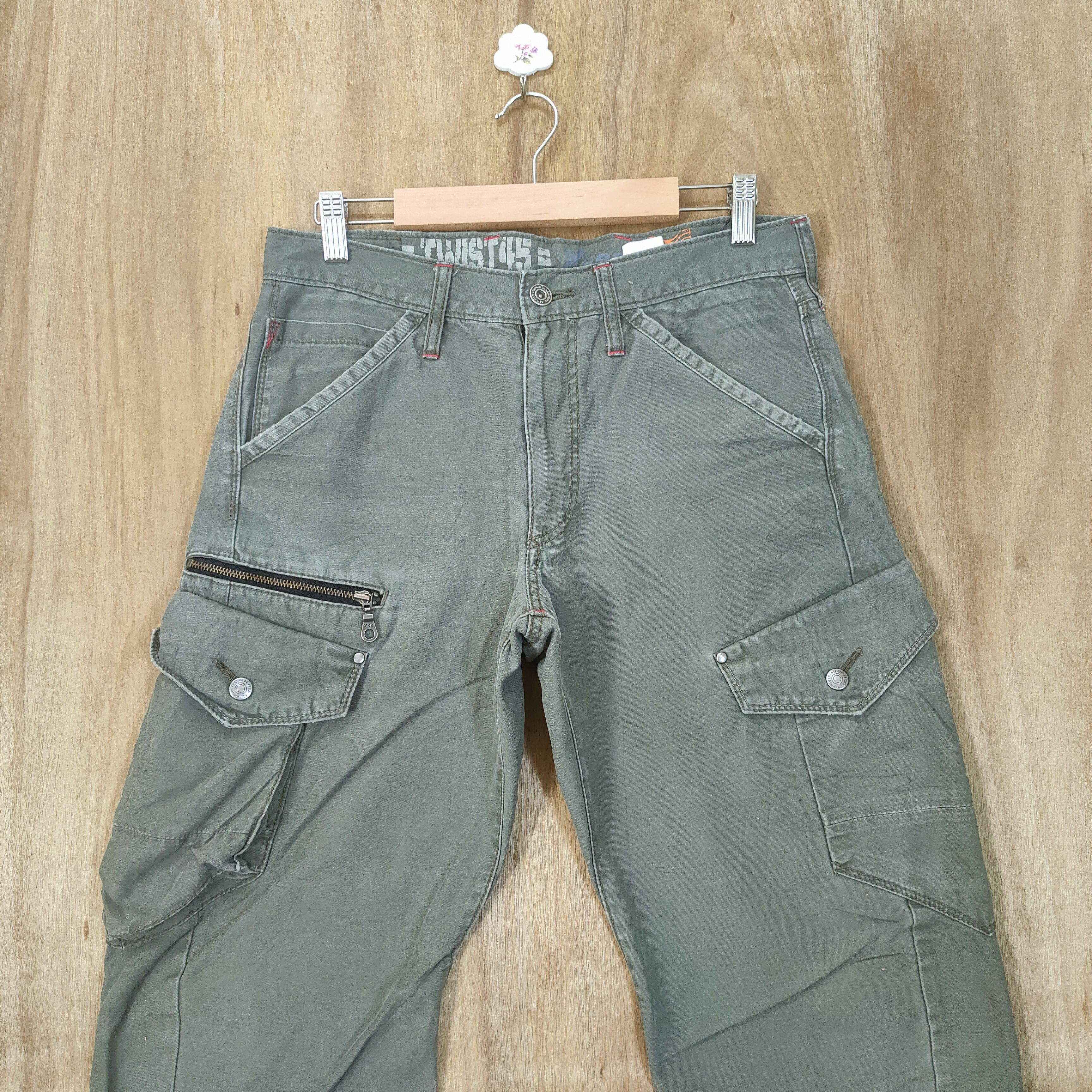 Japanese Brand VINTAGE XBEC BAGGY CARGO PANTS Size US 30 / EU 46 - 2 Thumbnail