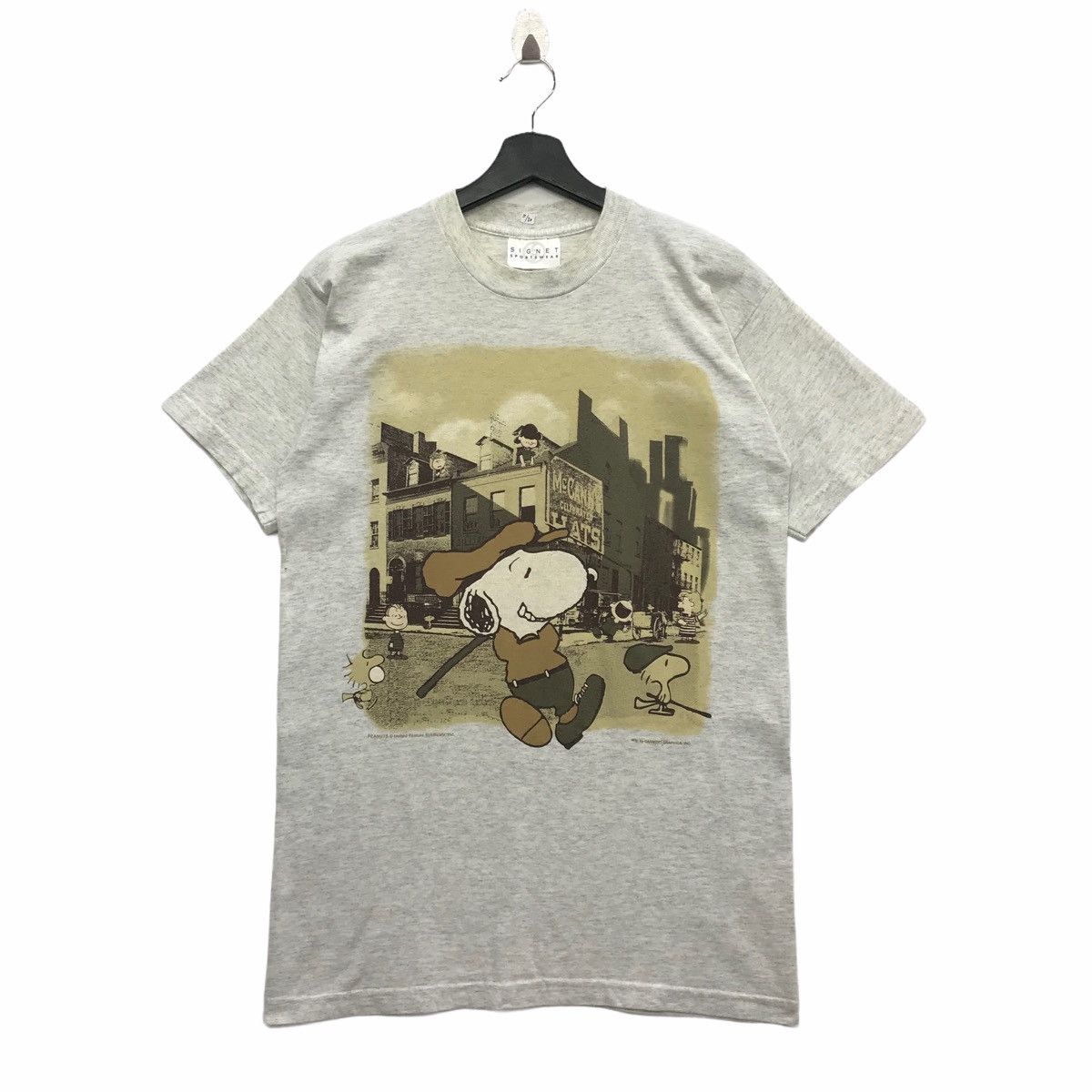 Vintage SNOOPY Cartoon Movies 90s Men Tshirt