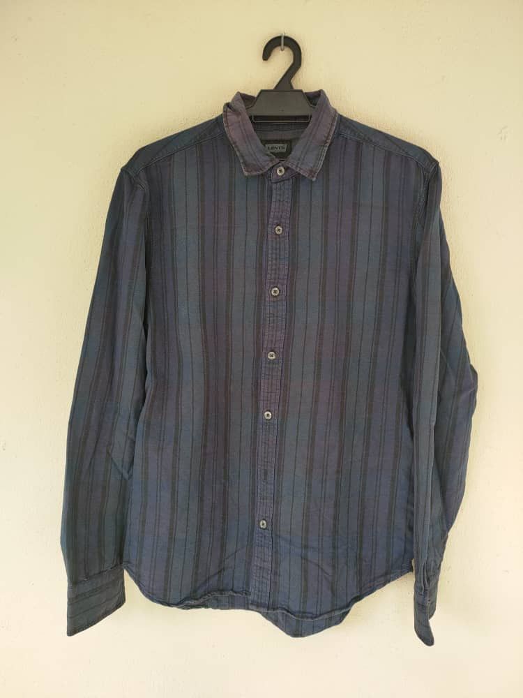 Flannel Levi's Stripes Shirt Size US M / EU 48-50 / 2 - 1 Thumbnail