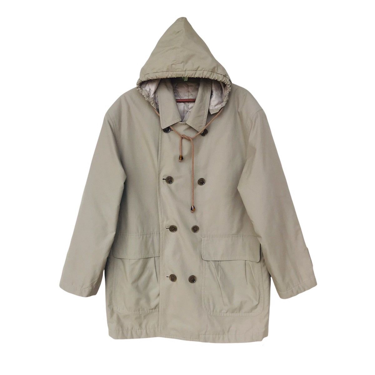 Designer VINTAGE 90S Pierre Cardin mid hoodie jacket double breasted Size US M / EU 48-50 / 2 - 1 Thumbnail