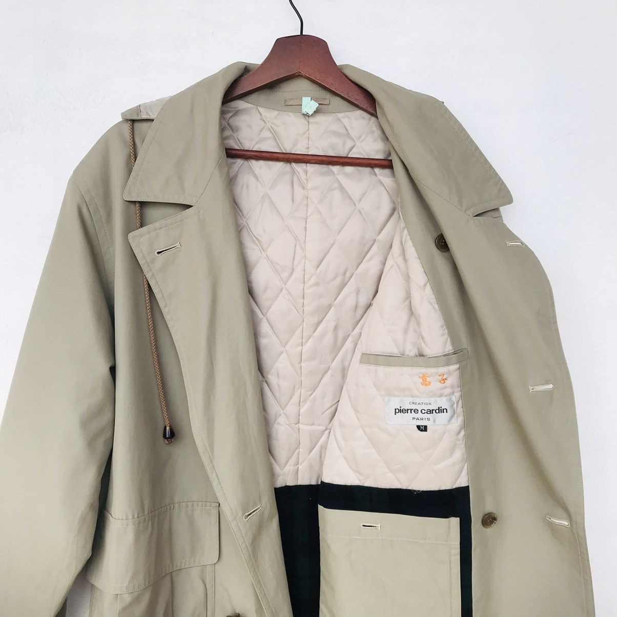Designer VINTAGE 90S Pierre Cardin mid hoodie jacket double breasted Size US M / EU 48-50 / 2 - 10 Thumbnail