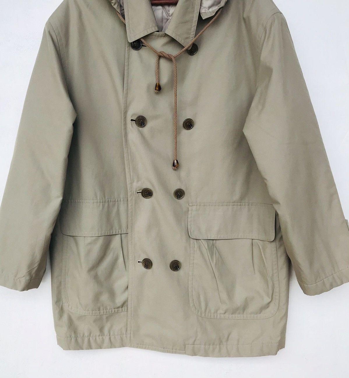 Designer VINTAGE 90S Pierre Cardin mid hoodie jacket double breasted Size US M / EU 48-50 / 2 - 7 Thumbnail