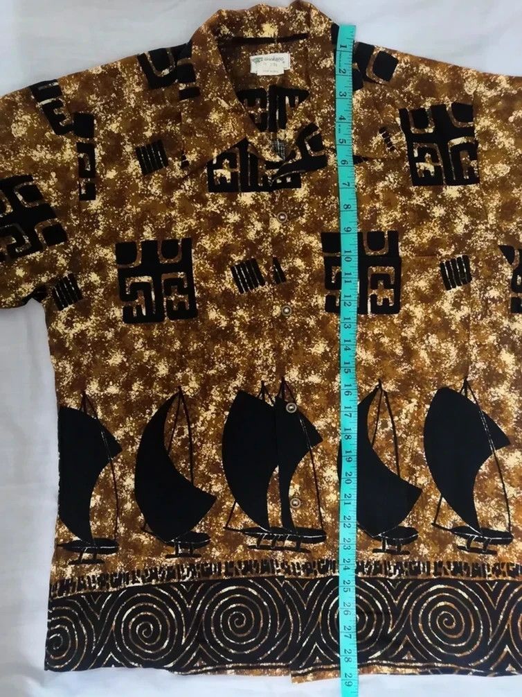 Other Vintage Hookano Men's Hawaiian 60's 70's Shirt Aloha Size US L / EU 52-54 / 3 - 6 Thumbnail