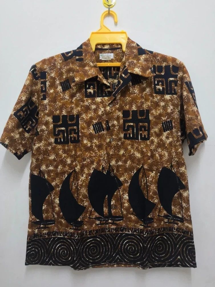 Other Vintage Hookano Men's Hawaiian 60's 70's Shirt Aloha Size US L / EU 52-54 / 3 - 2 Thumbnail