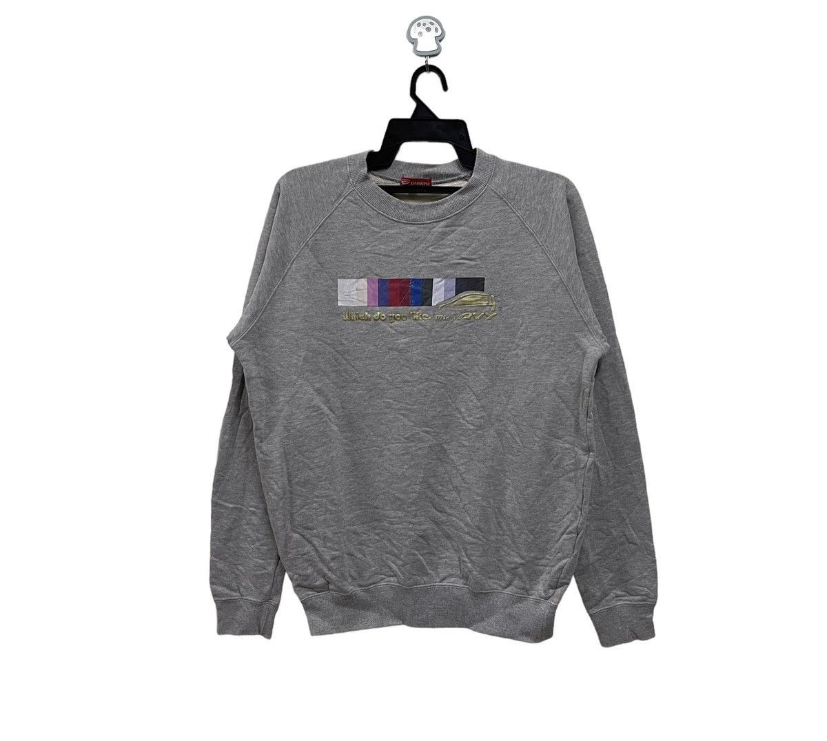 Vintage Vintage 90s mira daihatsu sweatshirt pullover Size US L / EU 52-54 / 3 - 1 Thumbnail